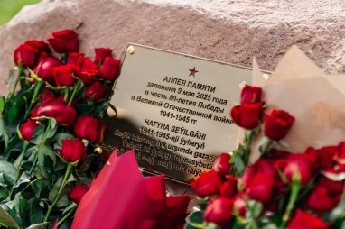 A Memory Alley was opened at the Russian Embassy in Ashgabat in honor of the 80th anniversary of the Victory
