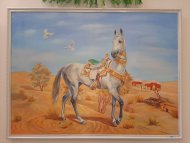 Moments from the exhibition dedicated to the national holiday of the turkmen horse and the holiday of the turkmen alabay