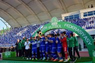 Footage from the award ceremony for the winners and prize-winners of the 2023 Turkmenistan Football Cup