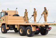 Photos: Military parade in honor of the 30th anniversary of independence of Turkmenistan