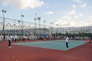 Fotoreportaž: Aşgabatda halkara tennis ýaryşynyň açylyş dabarasy boldy