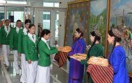 In Ashgabat, the Turkmenistan team was ceremoniously sent off to the Olympic Games in Paris