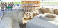 An open-air seminar was held at the ancient settlement of Paryzdepe in Turkmenistan