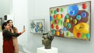 Personal exhibition of works by artists Yarmammedovs in Ashgabat