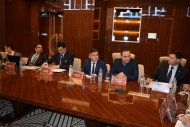 Meeting of representatives of FC Altyn Asyr and FC Istiklol before of the 2019 AFC Cup match 