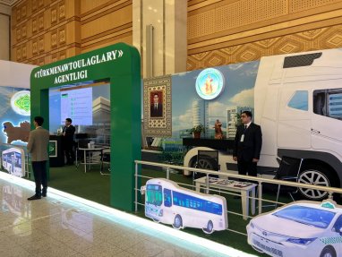 Agency “Turkmenawtoulaglary” participates in the exhibition “White City Ashgabat”