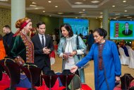 A show of women's clothing from leading national designers took place at the Ashgabat Fashion House