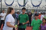 Fotoreportaž: Aşgabatda halkara tennis ýaryşynyň açylyş dabarasy boldy