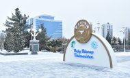 Photoreport: Ashgabat was covered with white snow