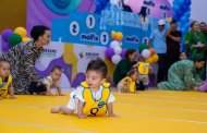 KidsExpo: çagalaryň arasynda geçirilen emedeklemek yaryşy