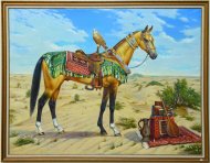 Exhibition-competition in honor of the Ahal-Teke Horse holiday  in Ashgabat