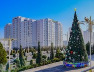 Ashgabat is ready to celebrate the New Year