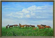 Exhibition-competition in honor of the Ahal-Teke Horse holiday  in Ashgabat