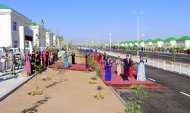 Photoreport from the opening ceremony of a new residential complex in Ashgabat