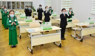 Photoreport: Ashgabat first-graders received computers from the President of Turkmenistan for the New Year