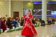 A show of women's clothing from leading national designers took place at the Ashgabat Fashion House