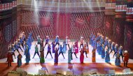 A concert took place at the Ashgabat Mukams Palace