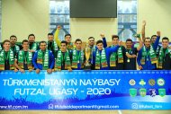 Fotoreportaž: Türkmenistanyň Futzal Super ligasynyň 2020 ýeňijileri we baýraklaryň  gowşurylyş dabarasy