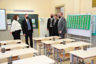 Photos: Visit of the Governor of St. Petersburg Alexander Beglov to the Joint Turkmen-Russian Secondary School in Ashgabat