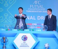 Photo story: A draw ceremony for the 2020 Asian Futsal Championship was held in Ashgabat