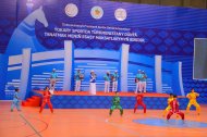 Awazada halkara sport ýaryşlarynda üstünliklli çykyş eden türgenleri gutladylar