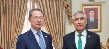 A meeting with the new Japanese ambassador was held at the Embassy of Turkmenistan in Islamabad