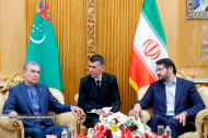 Gurbanguly Berdimuhamedov's working visit to the Islamic Republic of Iran begins