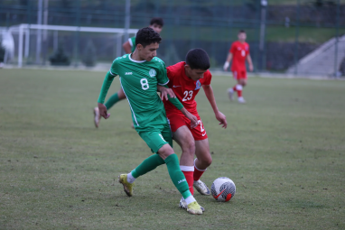 The youth team of Turkmenistan defeated Azerbaijan at a tournament in Türkiye