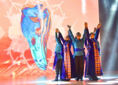 Aşkabat’ta uluslararası RITUALS projesinin dans gösterisi düzenlendi