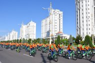 Photo report: A massive bike ride in honor of World Bicycle Day took place in Ashgabat