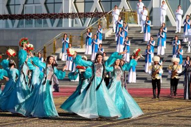 What cultural events are planned in Turkmenistan for February?