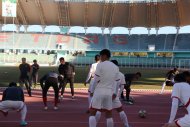 Photo report: DPR Korea national football team held a training session before the match with the Turkmenistan