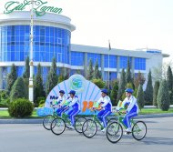 Photoreport: Mass bike ride dedicated to World Health Day took place in Ashgabat