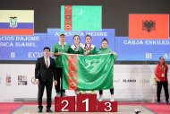 Weightlifter Medine Amanova won three gold medals at the 2023 Youth World Weightlifting Championships in Albania