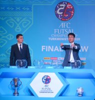 Photo story: A draw ceremony for the 2020 Asian Futsal Championship was held in Ashgabat