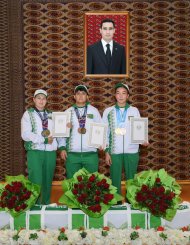 Winners of international competitions awarded in Ashgabat