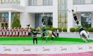 Photoreport from the celebrations organized at the international Akhal-Teke equestrian sports complex on the occasion of the national day of the Turkmen horse