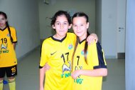 Photo report: Teams from Ashgabat and Ahal played in the final of the Futsal Cup of Turkmenistan among women's teams