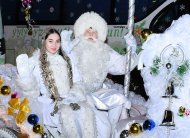 Photoreport:central New Year trees were lit in all velayats of Turkmenistan