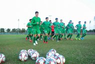 Photoreport: BAE-de Türkmenistanyň futbol toparynyň türgenleşik lagerleri