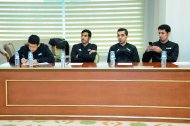 Photo report: Meeting of representatives of the national teams of Turkmenistan and Sri Lanka before the match of WCQ 2022