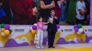 Kids Expo: Bebekler arasında yapılan emekleme yarışı