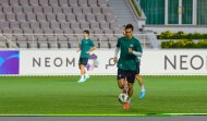 Photoreport: Open training session of Ahal and Al-Feiha at the Ashgabat stadium