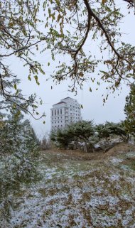 Winter continues in Ashgabat