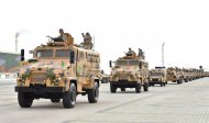 Photos: Military parade in honor of the 30th anniversary of independence of Turkmenistan