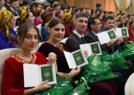 Photoreport from the ceremonial presentation of passports to new citizens of Turkmenistan