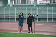 Fotoreportaž: Koreýa futbol ýygyndysy Köpetdag stadionynda