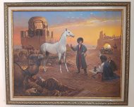 Moments from the exhibition dedicated to the national holiday of the turkmen horse and the holiday of the turkmen alabay