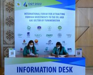 The first day of the International Oil and Gas Forum OGT-2022 in Ashgabat