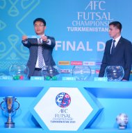 Photo story: A draw ceremony for the 2020 Asian Futsal Championship was held in Ashgabat